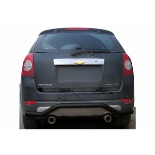 Задняя дуга AK008 Черная (нерж. сталь) Chevrolet Captiva 2006-2019 гг.