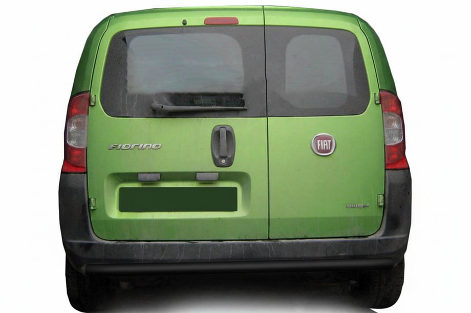 Peugeot Bipper 2008-2017 гг. Задняя дуга AK002 Черная (нерж.) Image