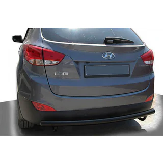 Задняя защита AK002 Черный (нерж. сталь) Hyundai IX-35 2010-2015 гг.