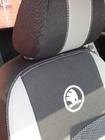 Skoda Octavia II A5 2006-2010 гг. Авточехлы (Эко-кожа↗Ткань, Premium) фото 17