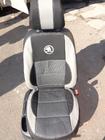 Skoda Octavia II A5 2006-2010 гг. Авточехлы (Эко-кожа↗Ткань, Premium) фото 22