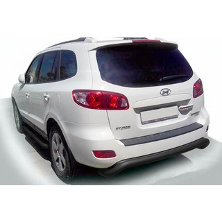 Задняя дуга AK007 Черная (нерж. сталь) Hyundai Santa Fe 2 2006-2012 гг.