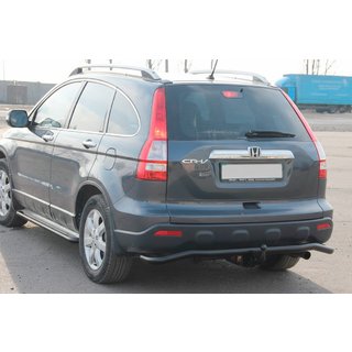 Задняя дуга AK008 Черная (нерж. сталь) Honda CRV 2007-2011 гг. фото 2