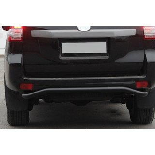 Задняя дуга AK008 Черная (нерж. сталь) Toyota Land Cruiser Prado 150 2009-2023 гг. фото 2