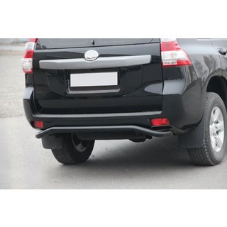 Задняя дуга AK008 Черная (нерж. сталь) Toyota Land Cruiser Prado 150 2009-2023 гг. фото 3