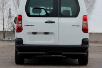 Citroen Berlingo 2008-2018 гг. Задние углы AK003 Черный (нерж. сталь) фото 1