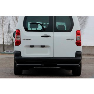 Задние углы AK003 Черный (нерж. сталь) Citroen Berlingo 2008-2018 гг. фото 1