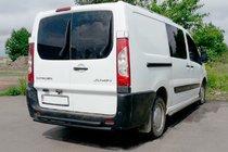Citroen Jumpy 2007–2017 гг. Задняя дуга Double Black (нерж. сталь) фото 2