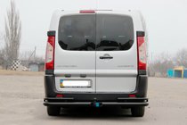 Citroen Jumpy 2007–2017 гг. Задние углы Double Black (2 шт., нерж. сталь) фото 2