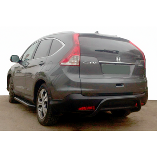 Задняя дуга AK007 Черная (нерж. сталь) Honda CRV 2012-2016 гг. фото 1