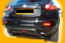 Nissan Juke 2010-2019 гг. Задняя дуга AK007 Черная (нерж. сталь) фото 9