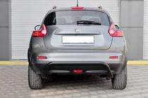 Nissan Juke 2010-2019 гг. Задняя дуга AK007 Черная (нерж. сталь) фото 7