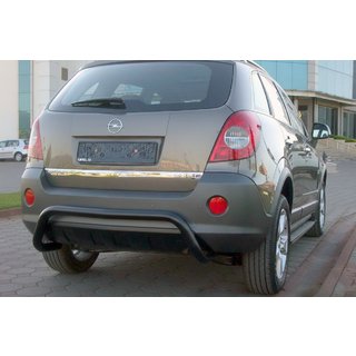 Задняя дуга AK007-1 Черная (нерж. сталь) Opel Antara 2006-2017 гг. фото 1