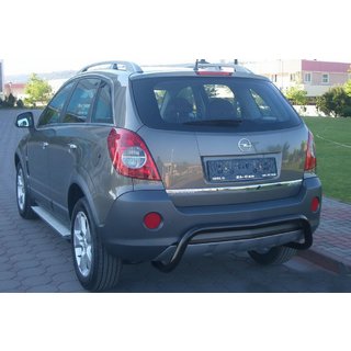 Задняя дуга AK007-1 Черная (нерж. сталь) Opel Antara 2006-2017 гг. фото 4