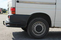 Volkswagen T4 Transporter 1990-2003 гг. Задние двойные уголки AK003-Double Black (2 шт., нерж.) фото 4