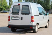 Citroen Jumpy 1996-2007 гг. Задние двойные уголки AK003 Double Black (нерж) фото 2