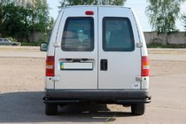Citroen Jumpy 1996-2007 гг. Задние двойные уголки AK003 Double Black (нерж) фото 3