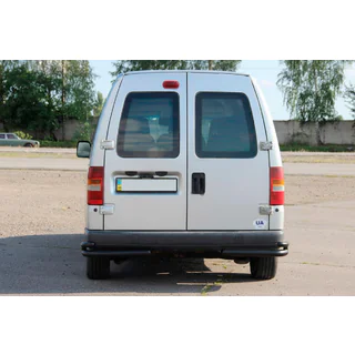 Задние двойные уголки AK003 Double Black (нерж) фото 3