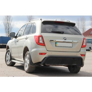 Задняя дуга AK007 Черная Lifan X60 2011- гг. фото 3