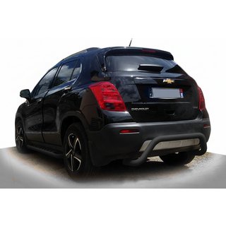 Задняя дуга AK007 Черная (нерж. сталь) Chevrolet Trax 2012-2023 гг.