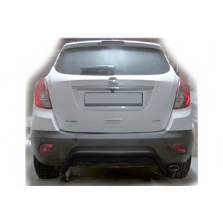 Задняя дуга AK007-2 Черная (нерж. сталь) Opel Antara 2006-2017 гг.