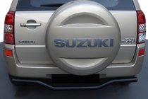 Suzuki Grand Vitara 2005-2017 гг. Задняя защита AK005-1 Черный (нерж. сталь) фото 1