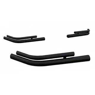 Задние двойные уголки AK003-double Черный (2 шт., нержавейка) Kia Sorento I BL 2002-2009 гг.
