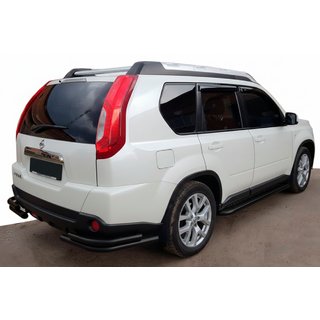 Задние углы AK003-Double Black (2 шт., нерж. сталь) Nissan X-trail T31 2007-2014 гг. фото 1