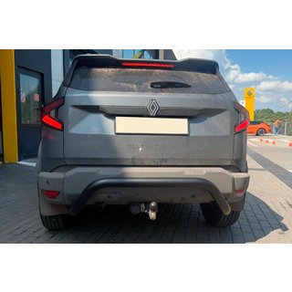 Задняя защита AK007 Черная (нерж. сталь) Dacia Duster 2024- гг. фото 4