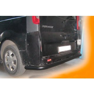 Задняя защита AK005 Черный (нерж. сталь) Opel Vivaro 2001–2015 гг. фото 2