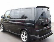 Volkswagen T5 2010-2015 гг. Задняя угловая дуга AK005 Черная (нержавейка) фото 1