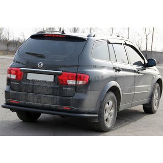 Задняя дуга AK005 Черная (Нержавеющая сталь) SsangYong Kyron 2005-2014 гг. фото 3
