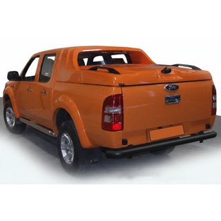 Задняя защита AK005 Black (2011-2018, нержавейка) Ford Ranger 2011–2022 гг. фото 4