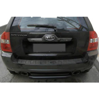 Задняя дуга AK005 Черная (нерж. сталь) Kia Sportage 2004-2010 гг.