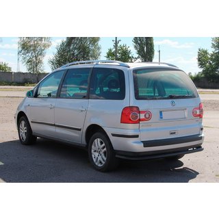 Задняя защита AK005 Черный Ford Galaxy 1995-2006 гг. фото 3