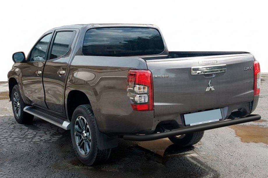 Fiat Fullback 2016- гг. Задняя защита AK005 Черный (нерж. сталь) Image