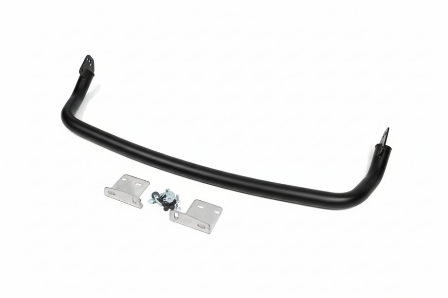 Hyundai Santa Fe 2 2006-2012 гг. Задняя защита AK005 Черный (2 шт, нержавейка) Фото 2