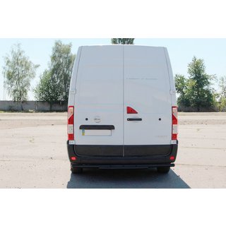 Задняя дуга AK011 Черная (нерж.) фото 3