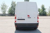 Renault Master 2011-2023 гг. Задняя дуга AK008 Черная (нерж. сталь) фото 4