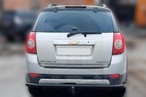 Chevrolet Captiva 2006-2019 гг. Задняя защита AK005 Черный (нерж. сталь) фото 2
