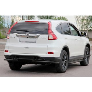 Задняя дуга AK003-21 Черная (Нержавейка) Honda CRV 2012-2016 гг. фото 3