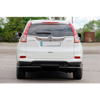 Задняя дуга AK003-21 Черная (Нержавейка) Honda CRV 2012-2016 гг. фото 2
