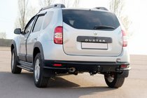 Renault Duster 2008–2017 гг. Задняя дуга AK005-Special Black (нержавеющая сталь) фото 3