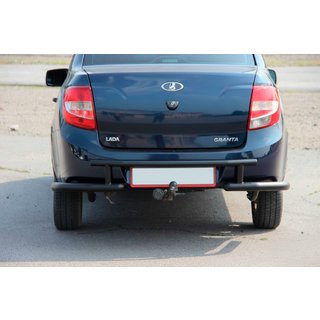 Задняя дуга AK003-2 Черная Lada Granta 2011- гг. фото 1