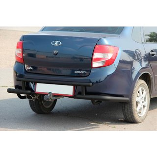 Задняя дуга AK003-2 Черная Lada Granta 2011- гг. фото 2