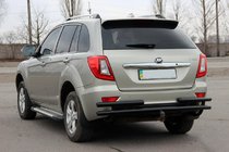 Lifan X60 2011- гг. Задняя дуга AK002-2 Черная фото 2