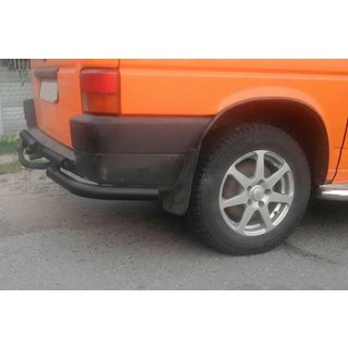 Задняя дуга AK003-2 Черная (Нержавейка) Volkswagen T4 Transporter 1990-2003 гг. фото 2