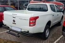 Mitsubishi L200 2015-2024 гг. Задняя защита AK-Special Black (нержавейка) фото 2