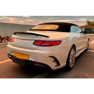 Спойлер V2 (Кабриолет, Карбон) Mercedes S-class C217 Coupe 2014-2020 гг. фото 2