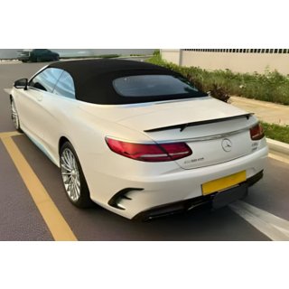 Спойлер V2 (Кабриолет, Карбон) Mercedes S-class C217 Coupe 2014-2020 гг. фото 3
